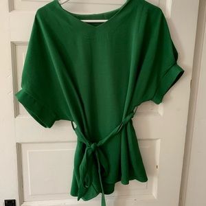 Size medium blouse/tunic with waist tie